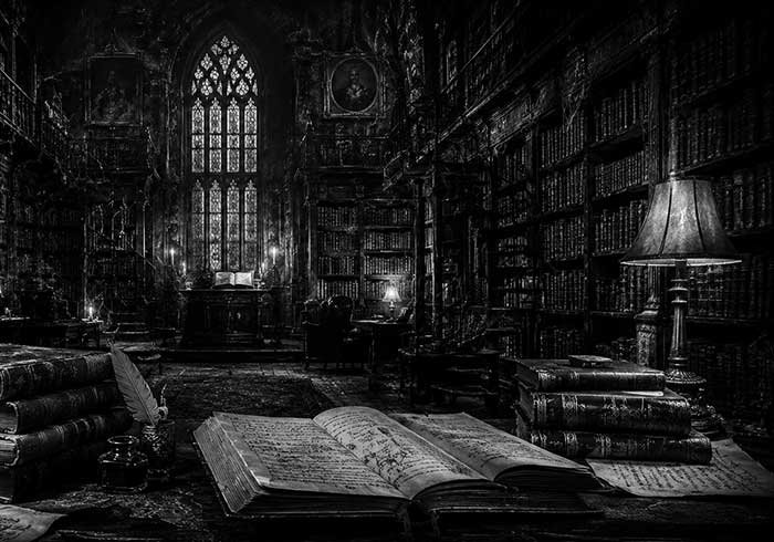 creepy library 11